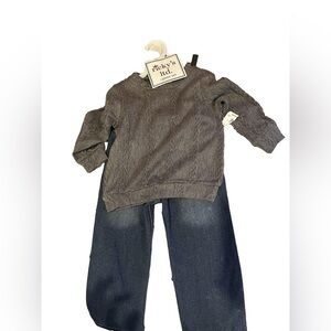 Jean and sweater outfit